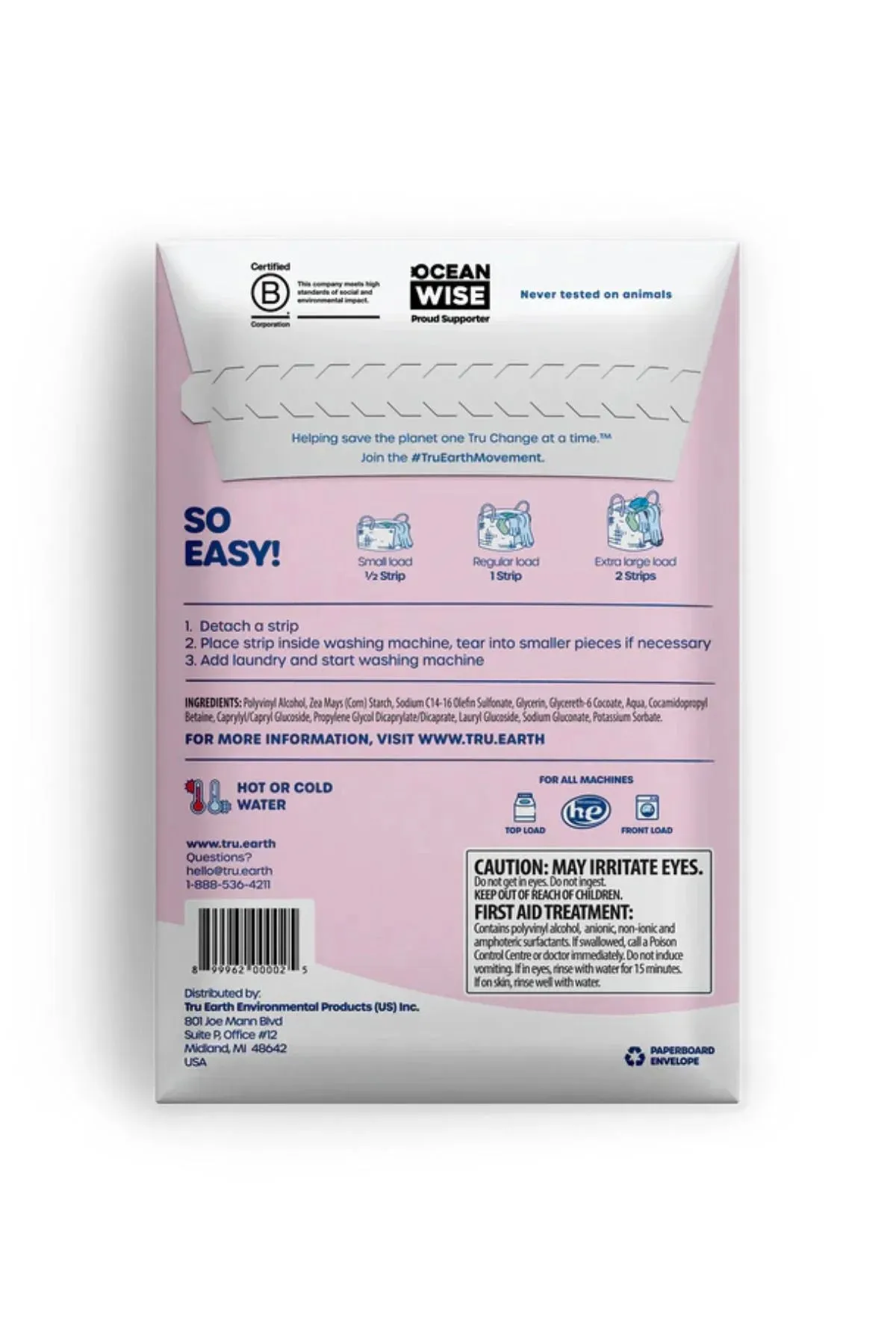 Eco-Strips Laundry Detergent Fragrance Free June Swimwear