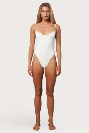 High Cut One Piece Swimsuit - Meringue Toast Swim