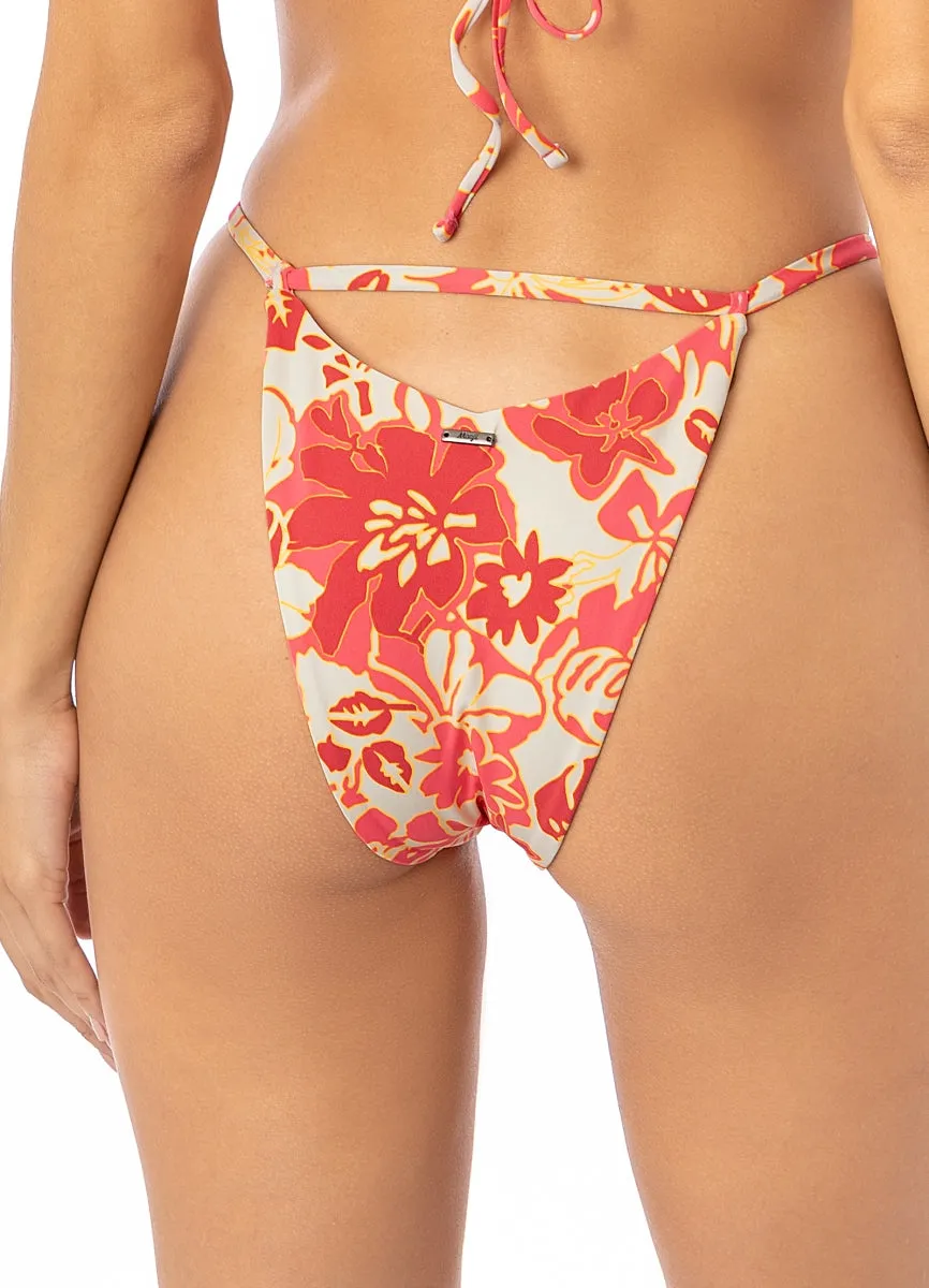 Maaji Abstract Garden Mission Single Strap Bikini Bottom Maaji