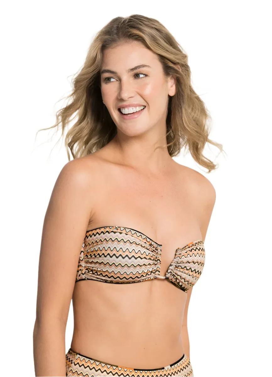 Maaji Aloha Irene U Wire Bandeau Bikini Top Maaji