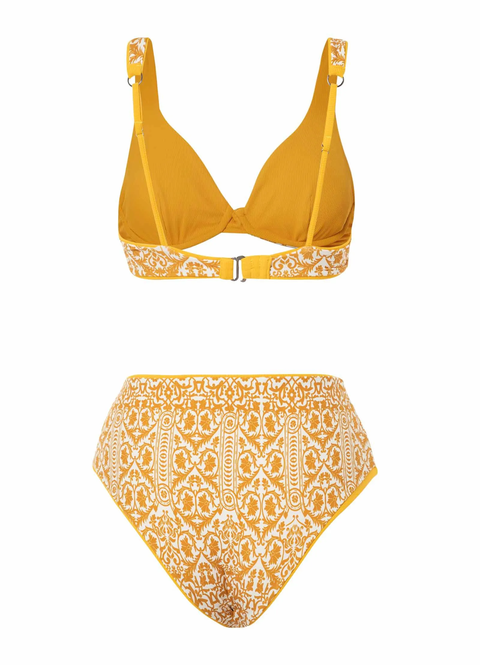 Maaji Amber Yellow Macarenna Unmolded Underwire Bikini Top Maaji