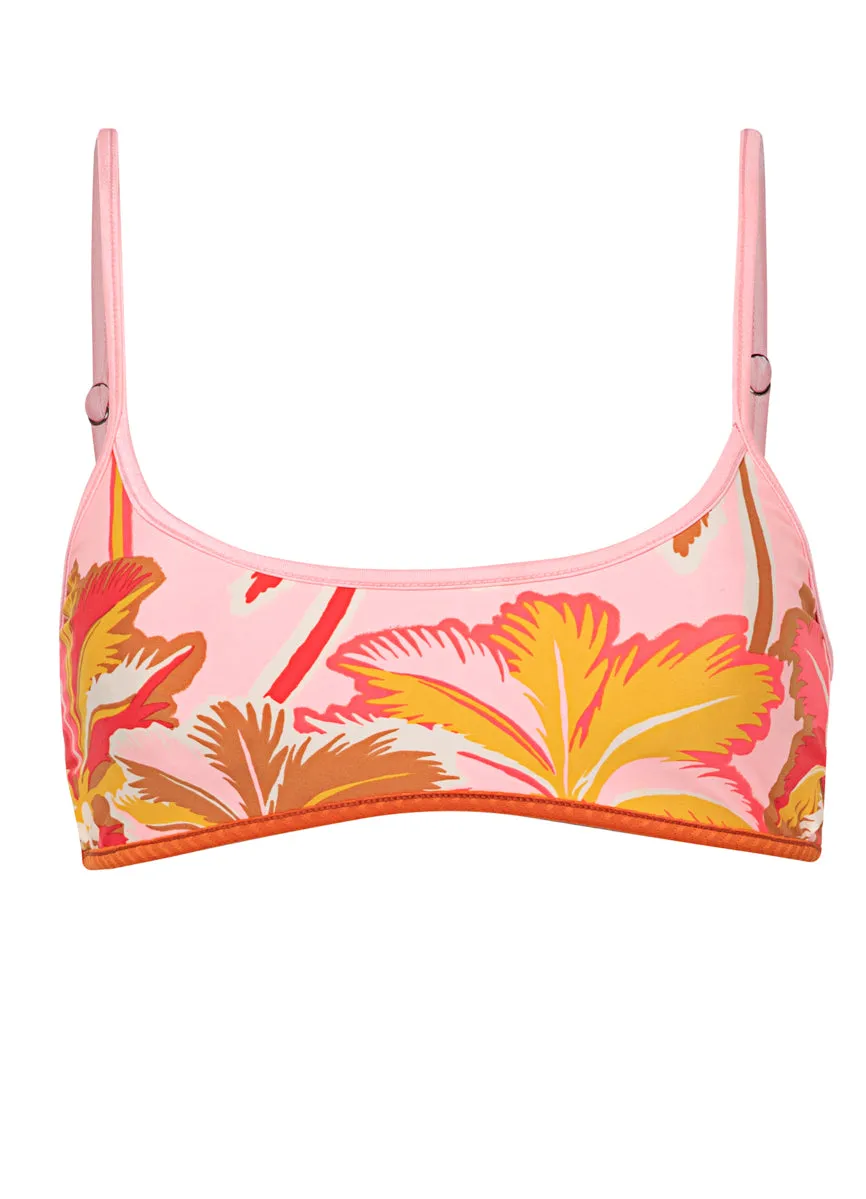 Maaji Apple Red Lane Classic Bralette Bikini Top Maaji