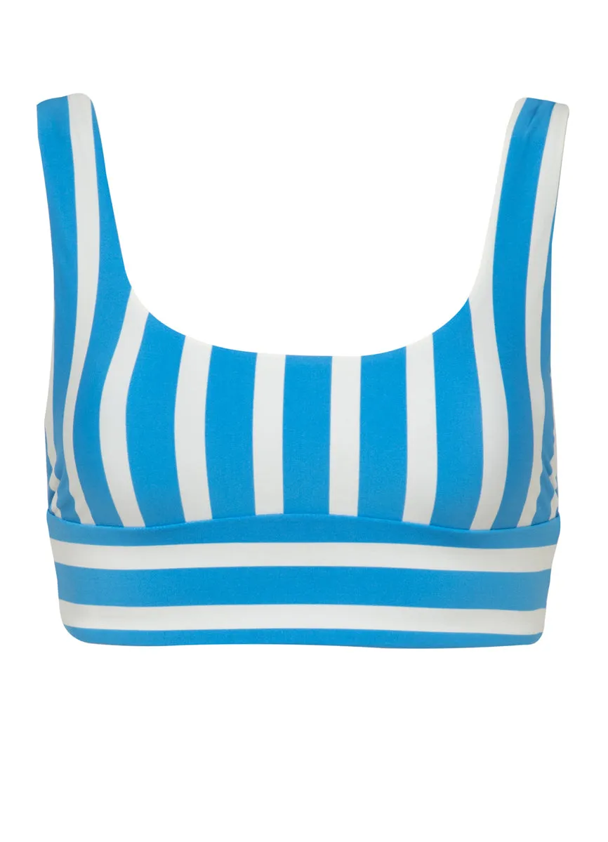 Maaji Azure Stripes Donna Bralette Long Line Bikini Top Maaji