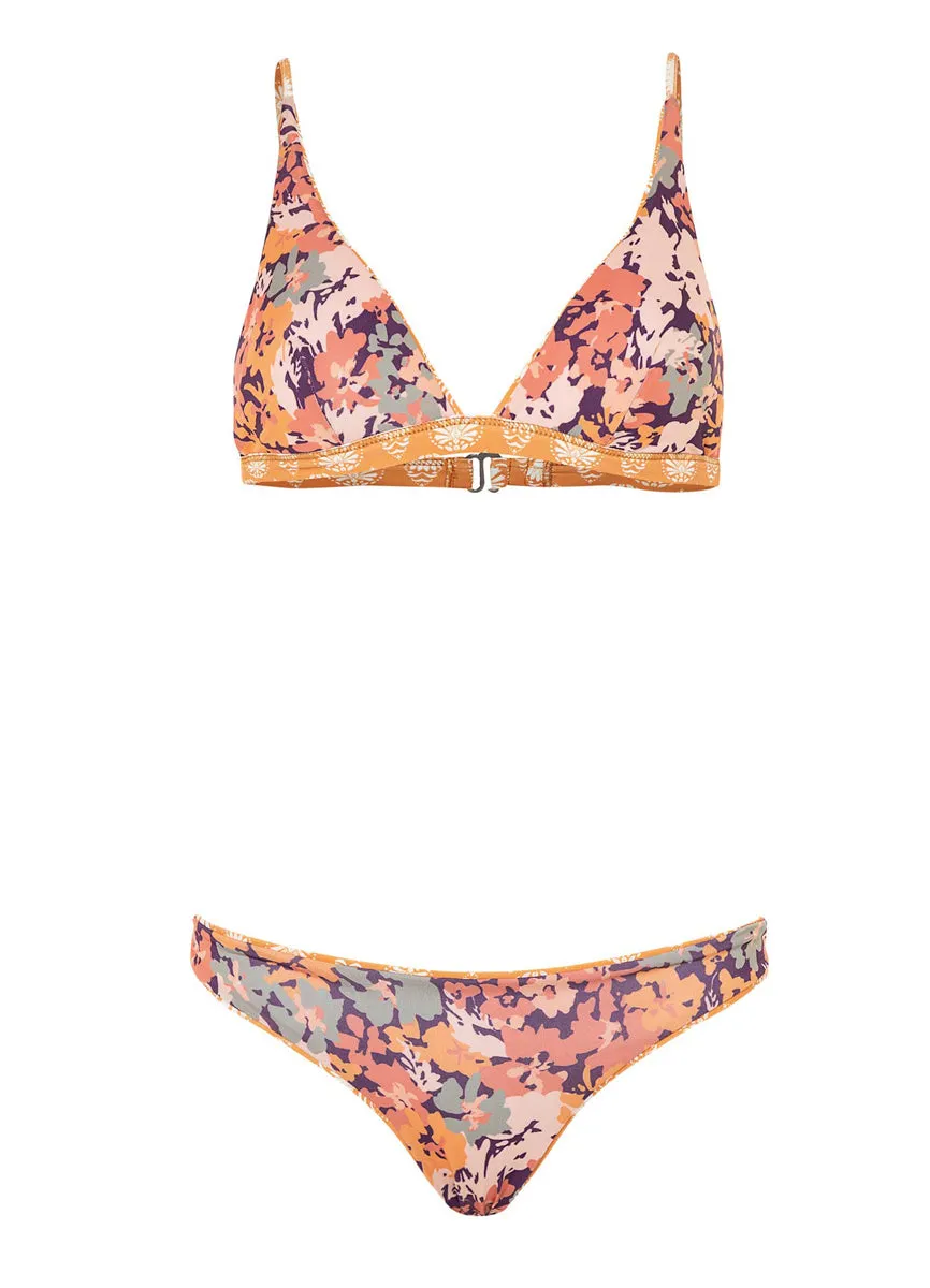 Maaji Batik Stamp Ivy Fixed Triangle Bikini Top Maaji