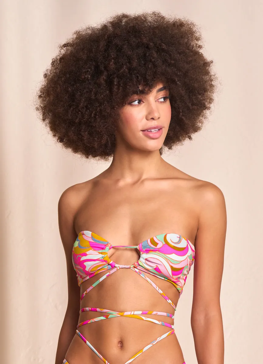 Maaji Bellini Key Strapless Bandeau Bikini Top Maaji