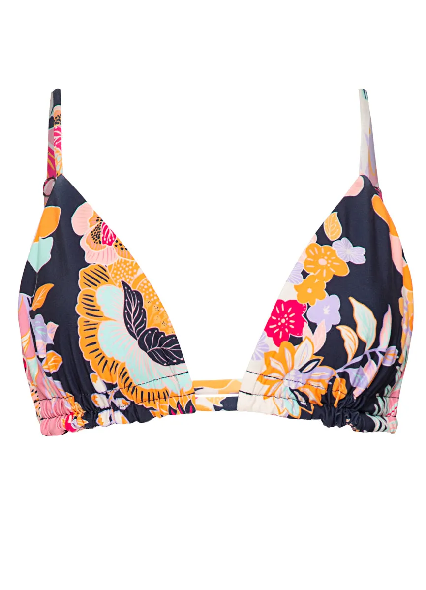 Maaji Blushing Flourish Lydia Sliding Triangle Bikini Top Maaji