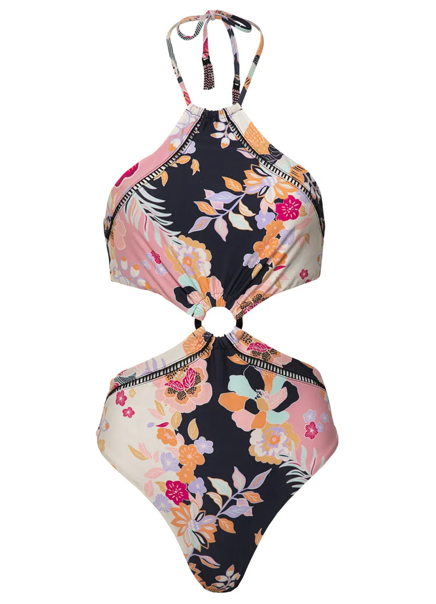 Maaji Blushing Flourish Seaside Cut Out One Piece Maaji