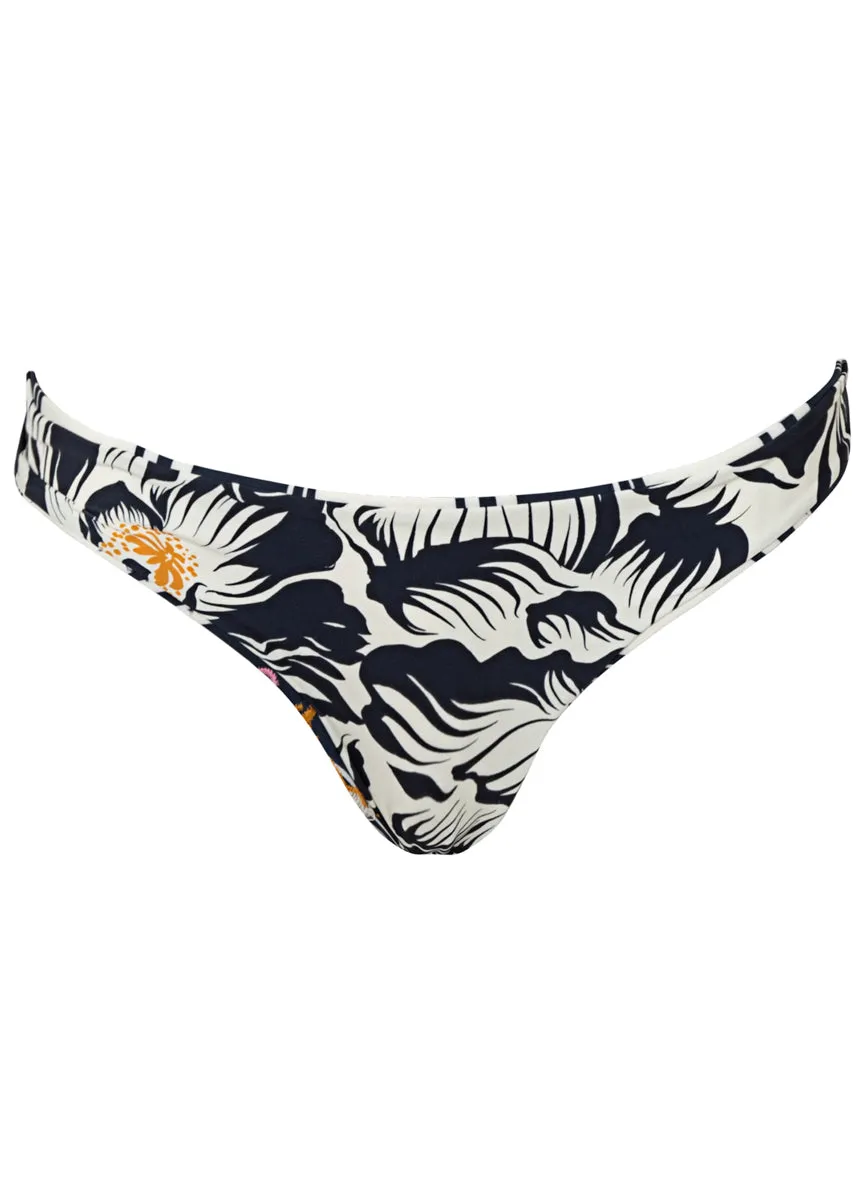 Maaji Boho Stripes Flirt Low Rise Thin Side Bikini Bottom Maaji