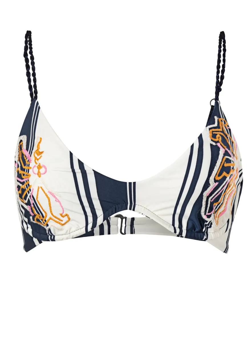 Maaji Boho Stripes Irene Underwire Bikini Top Maaji
