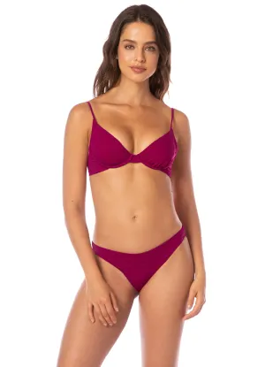 Maaji Bom Bom Pink Dainty Unmolded Underwire Bikini Top Maaji