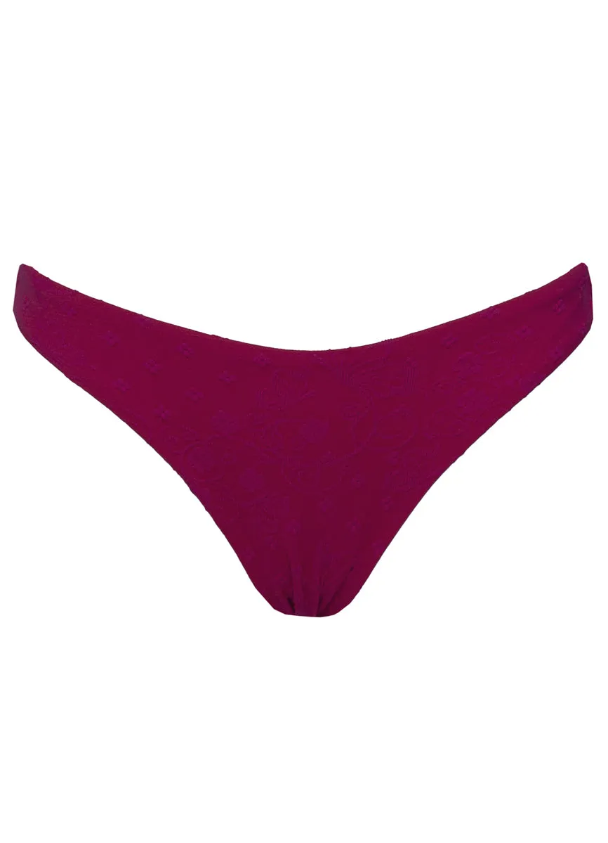 Maaji Bom Bom Pink Sublimity Regular Rise Classic Bikini Bottom Maaji