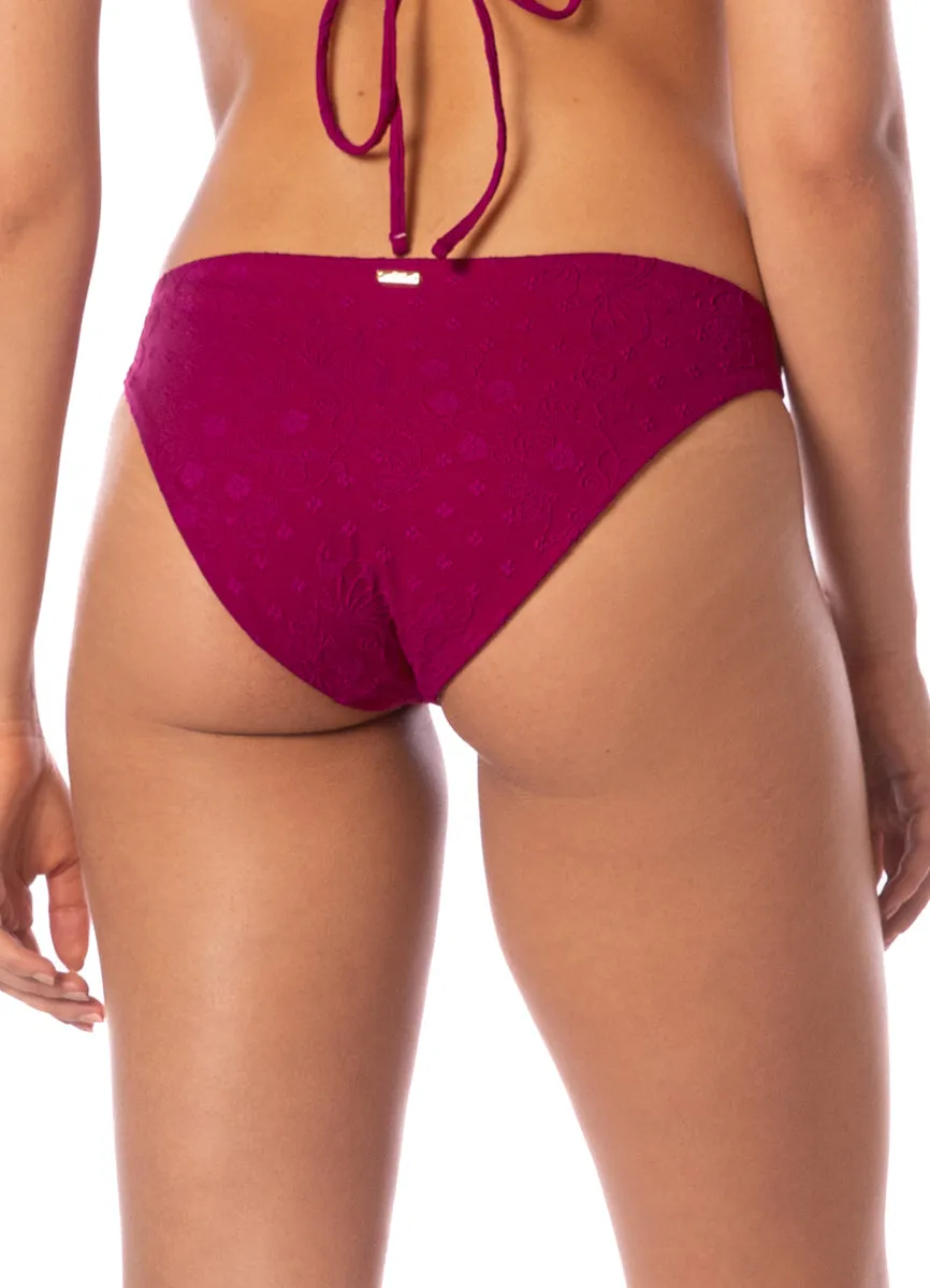 Maaji Bom Bom Pink Sublimity Regular Rise Classic Bikini Bottom Maaji