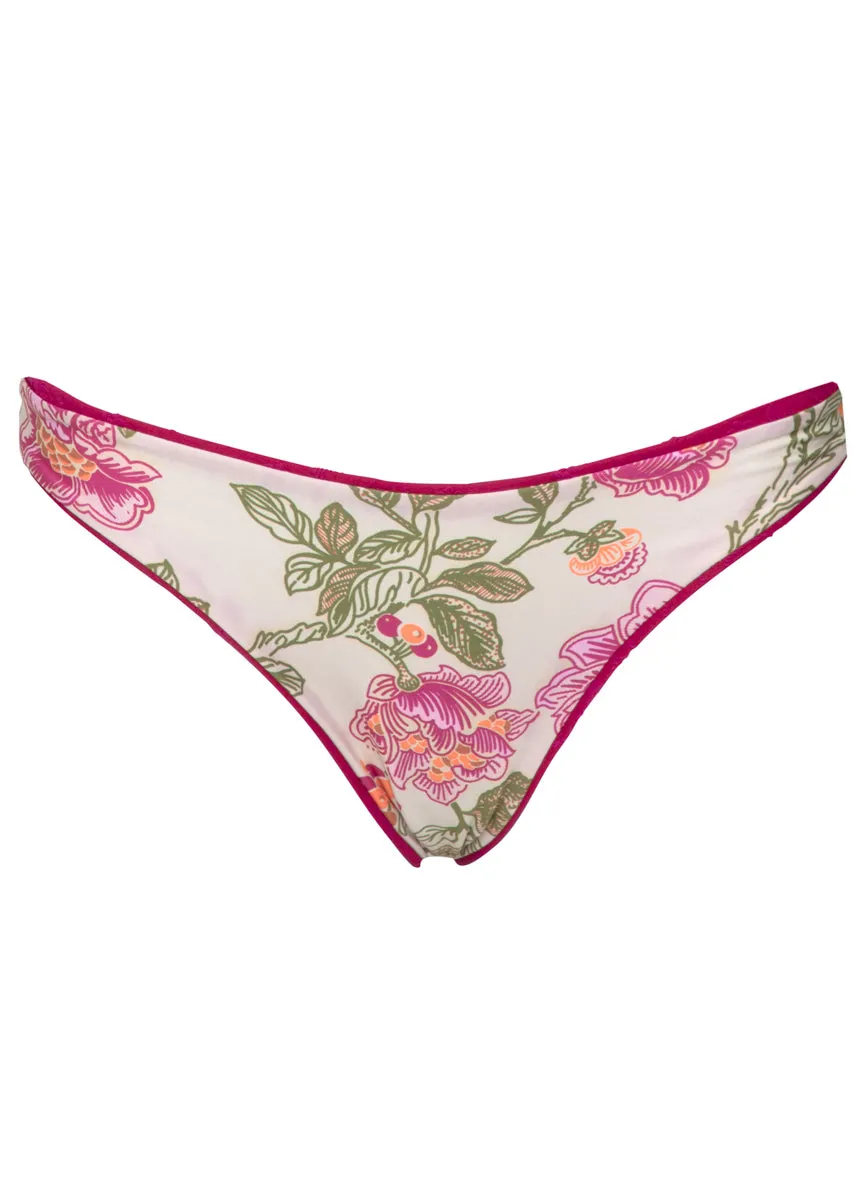 Maaji Bom Bom Pink Sublimity Regular Rise Classic Bikini Bottom Maaji