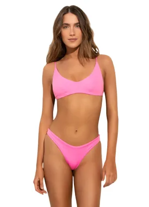 Maaji Bombon Pink Omg Sporty Bralette Bikini Top Maaji