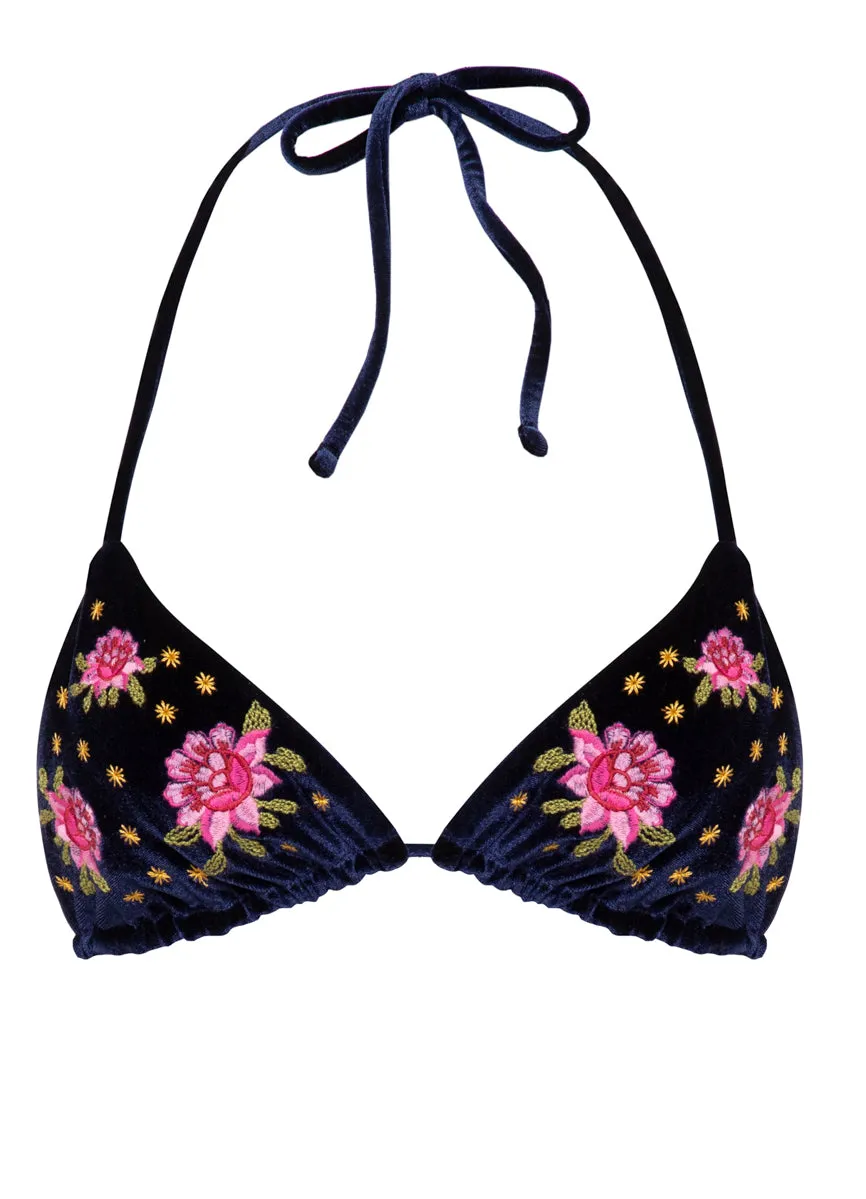 Maaji Bouquet Bliss Balmy Sliding Triangle Bikini Top Maaji