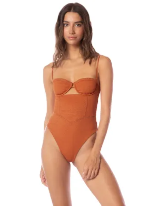 Maaji Bronzed Rodeo Underwire One Piece Maaji