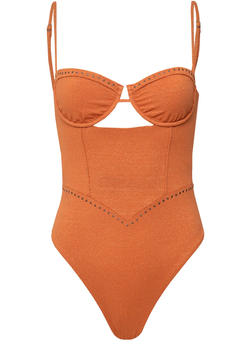 Maaji Bronzed Rodeo Underwire One Piece Maaji