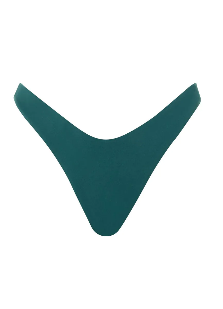 Maaji Brunswick Green Splendour High Leg Bikini Bottom Maaji