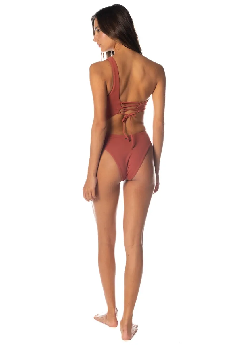 Maaji Burgundy Lousie Cut Out One Piece Maaji
