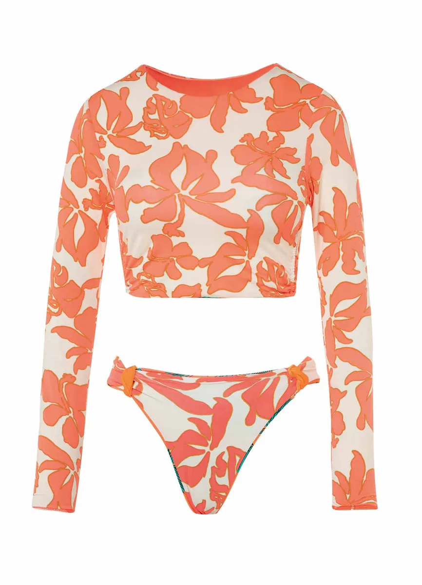 Maaji Cali Sunset Dakota High Rise/High Leg Bikini Bottom Maaji