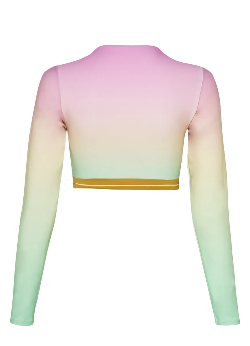 Maaji Candy Palms Spectacular Long Sleeve Bikini Top Maaji