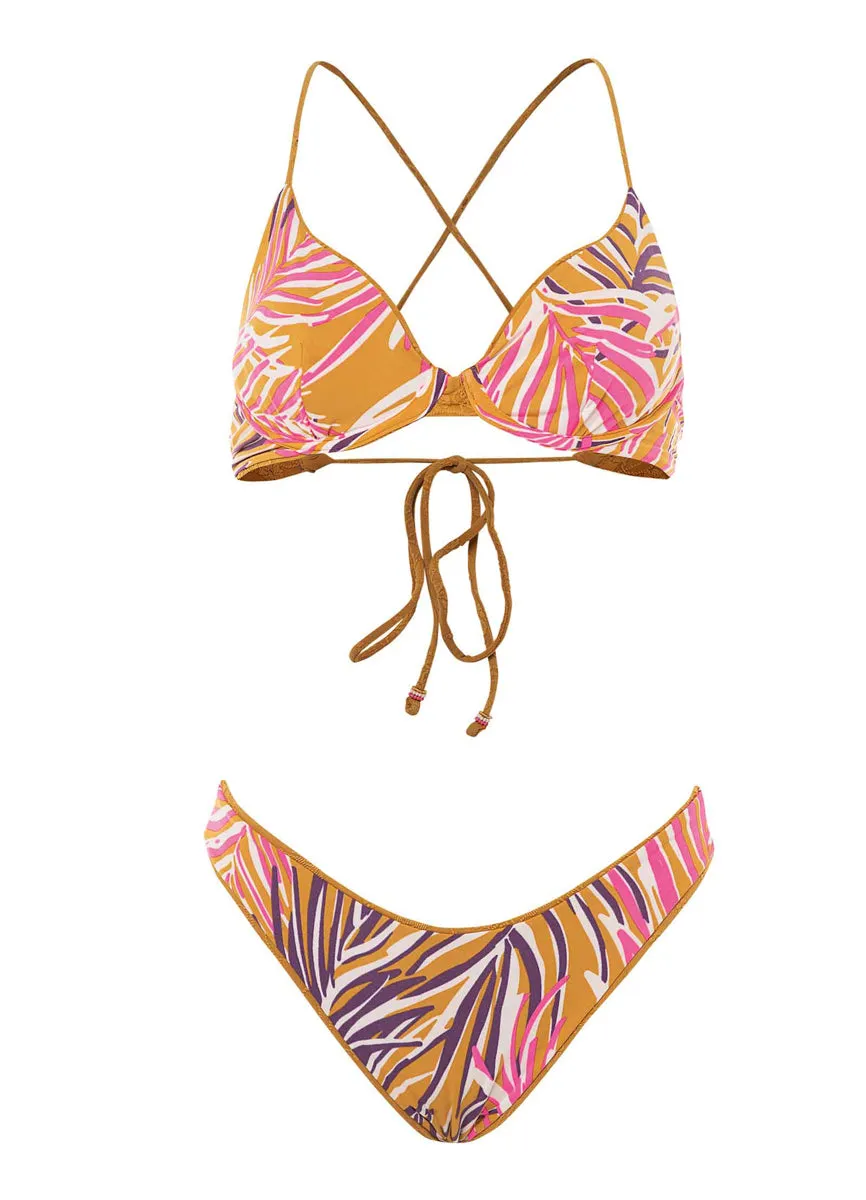 Maaji Caramel Brown Sublimity Classic Bikini Bottom Maaji