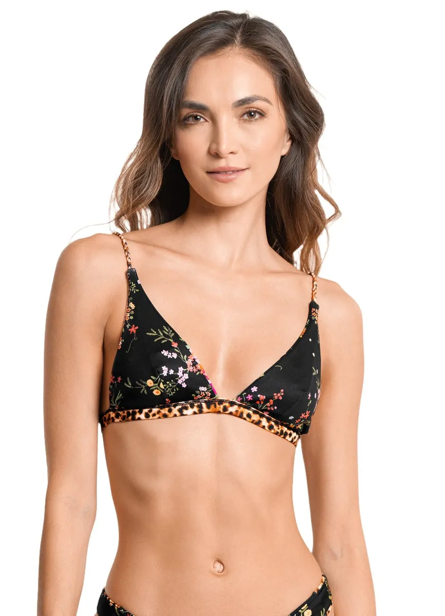 Maaji Catchy Icy Fixed Triangle Bikini Top Maaji