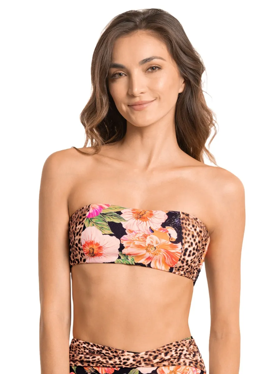 Maaji Catchy Mandolin Strapless Bandeau Bikini Top Maaji