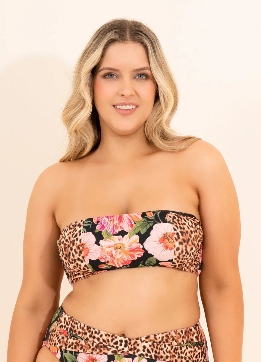 Maaji Catchy Mandolin Strapless Bandeau Bikini Top Maaji