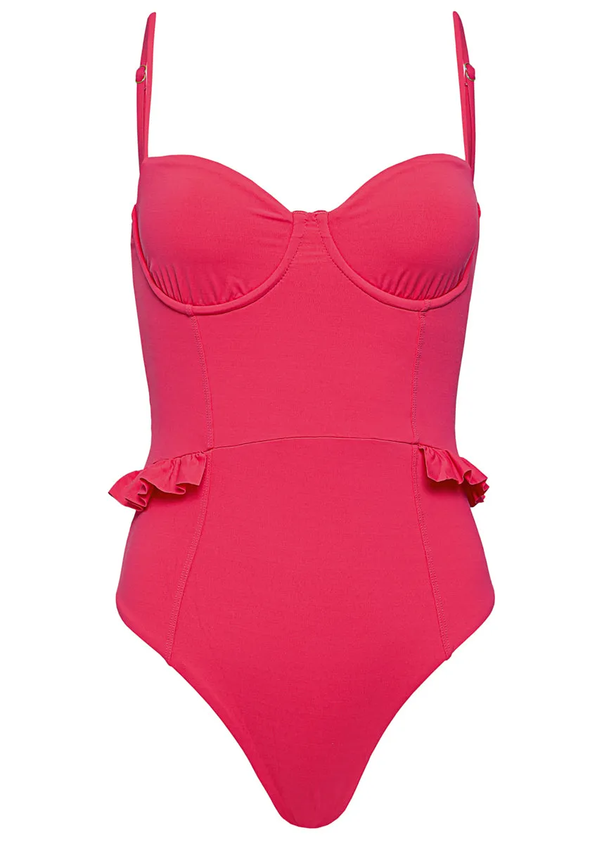 Maaji Cherry Crush Bree  Cheeky Cut Underwire One Piece Maaji
