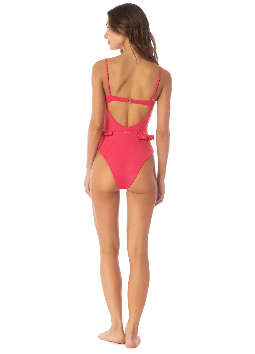 Maaji Cherry Crush Bree  Cheeky Cut Underwire One Piece Maaji