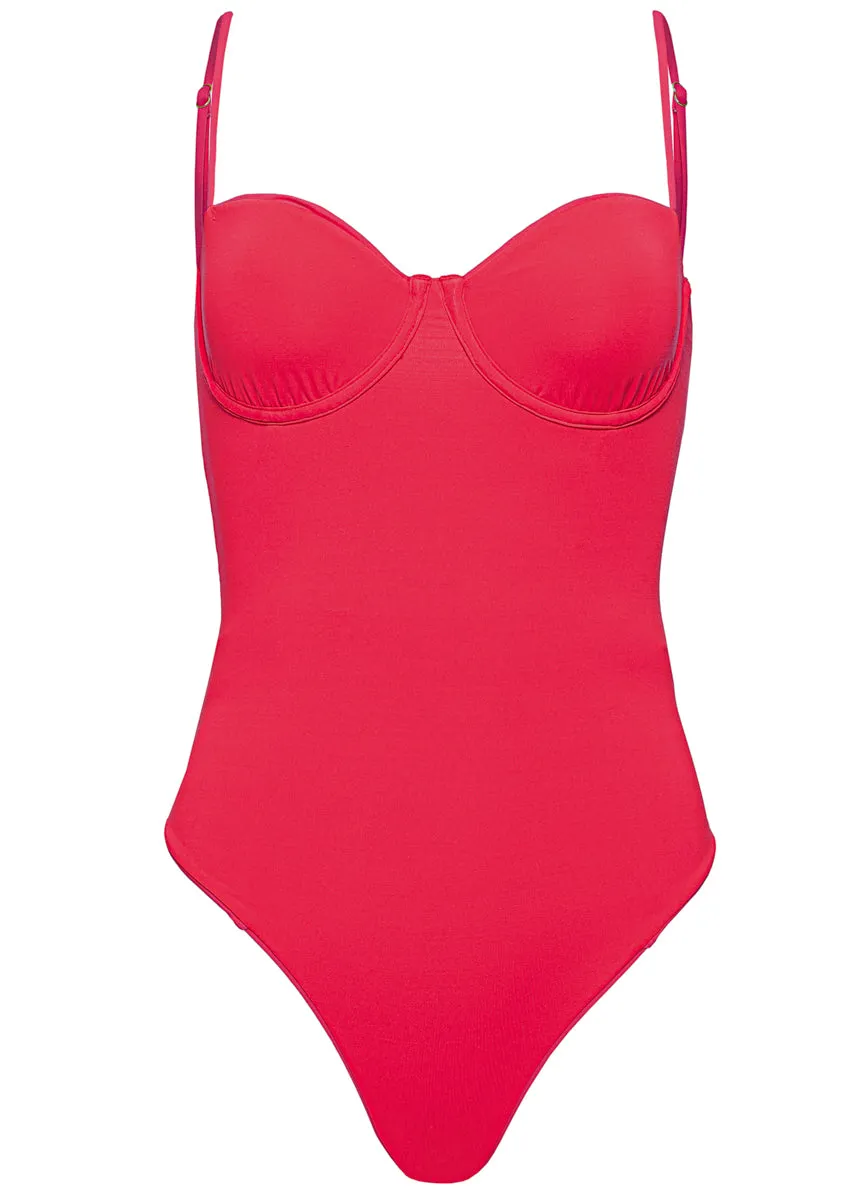 Maaji Cherry Crush Bree  Cheeky Cut Underwire One Piece Maaji
