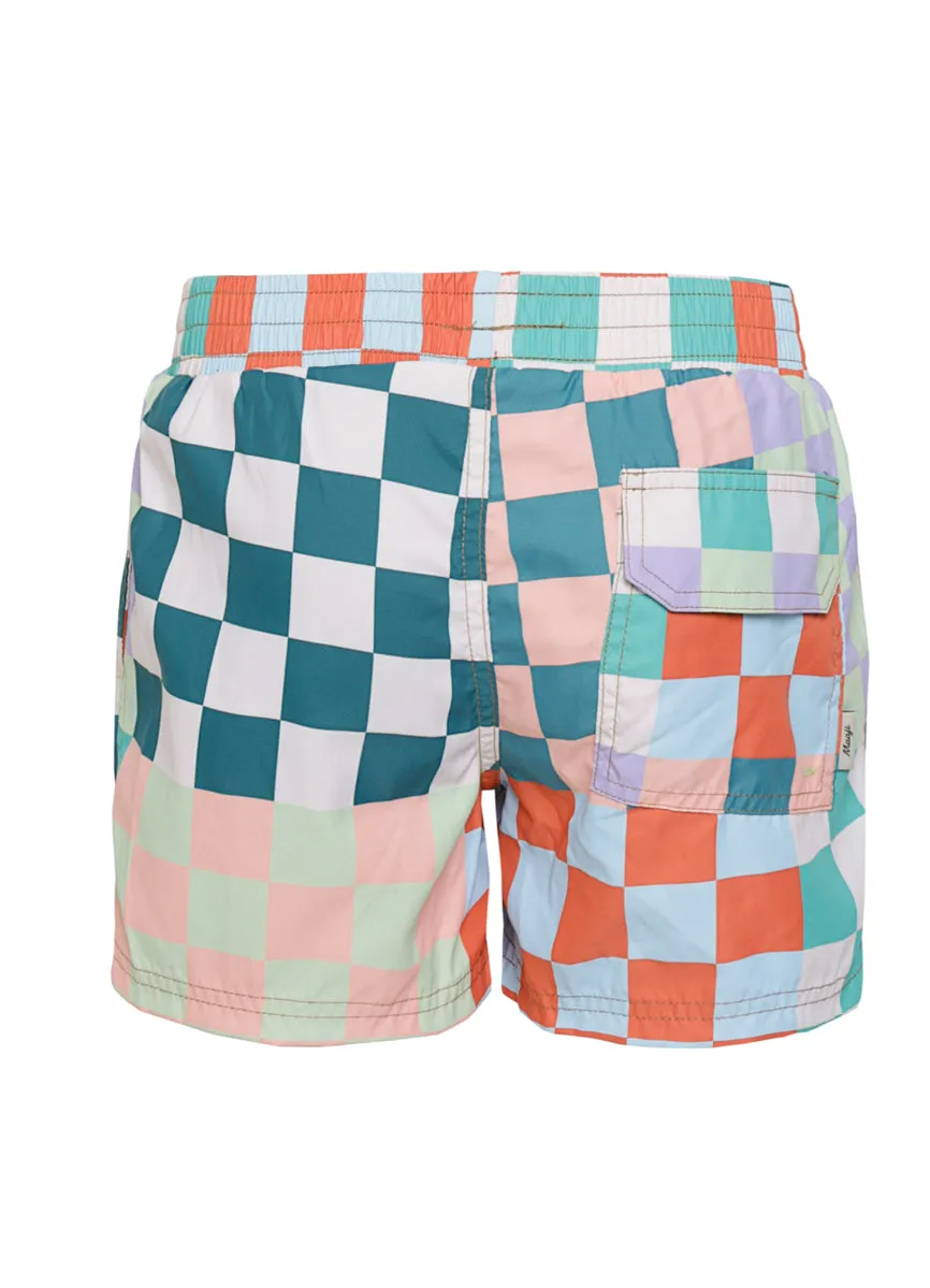 Maaji Chess Little Sailor Boys Trunks Maaji