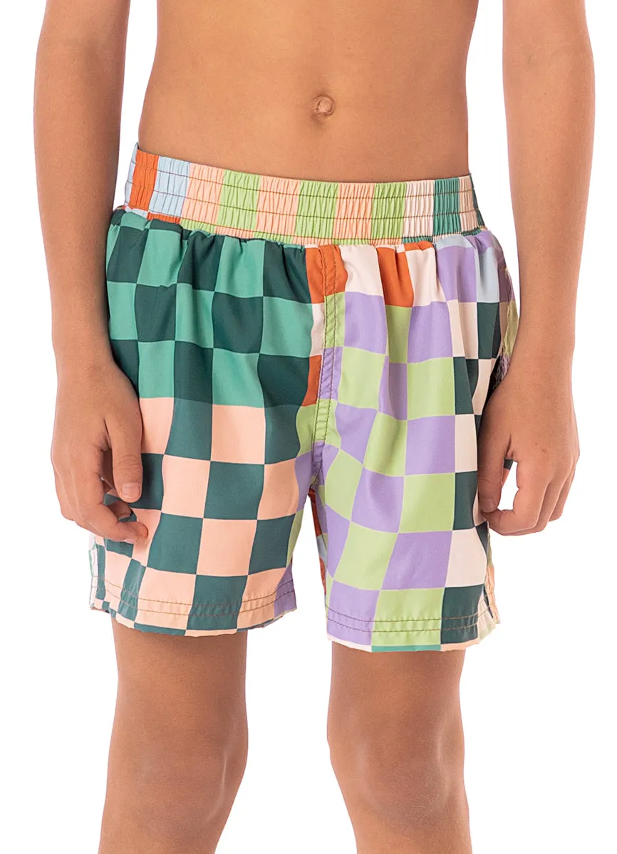 Maaji Chess Little Sailor Boys Trunks Maaji