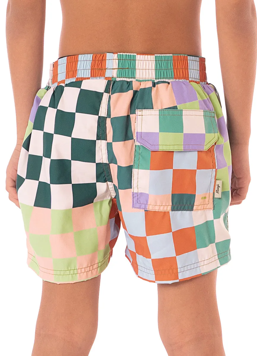 Maaji Chess Little Sailor Boys Trunks Maaji