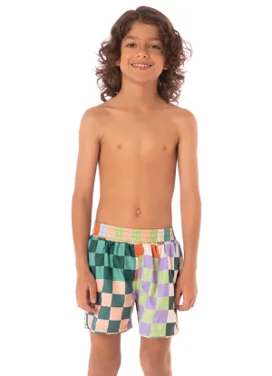 Maaji Chess Little Sailor Boys Trunks Maaji