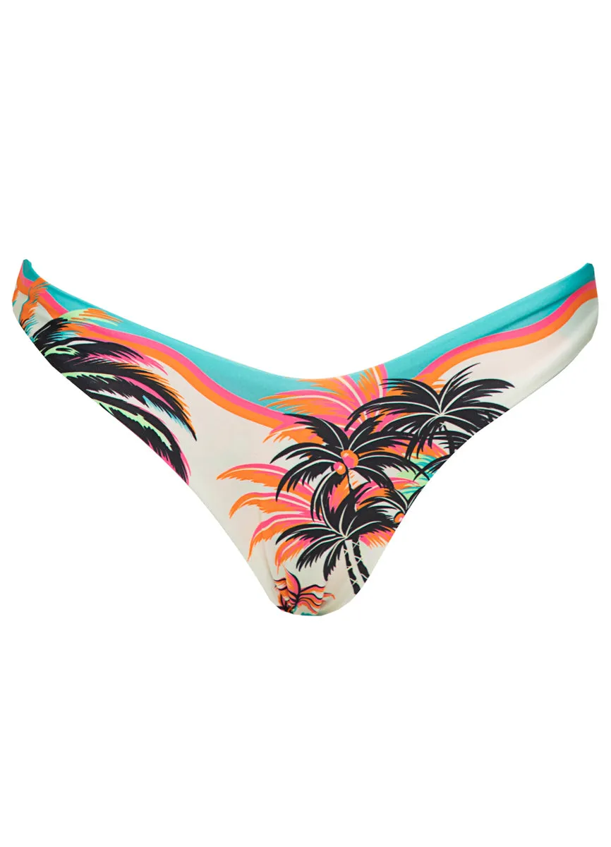 Maaji Citrus Island Splendour Regular Rise Thin Side Bikini Bottom Maaji