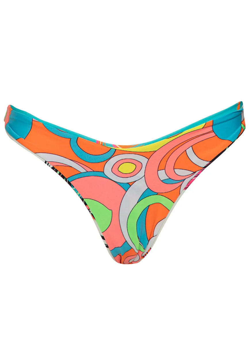 Maaji Citrus Island Splendour Regular Rise Thin Side Bikini Bottom Maaji