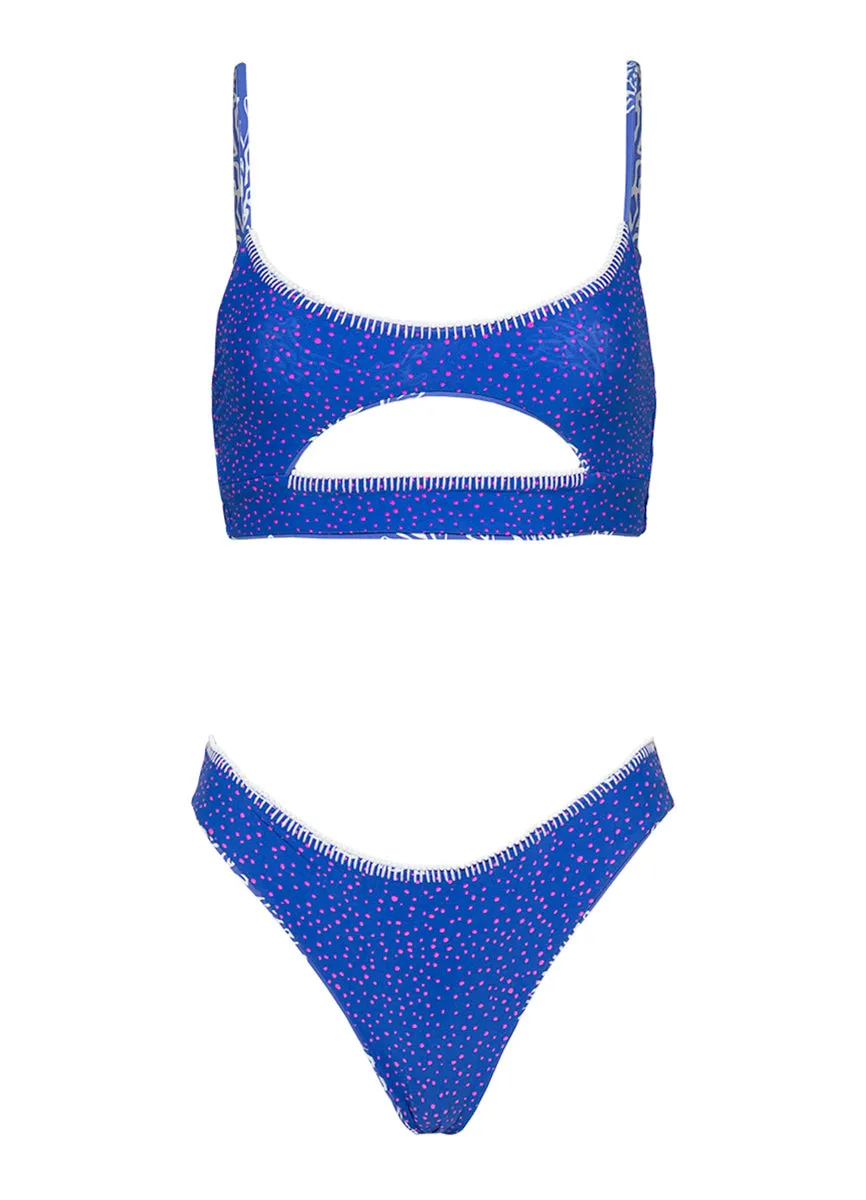 Maaji Coral Bliss Caroline Cut Out Bralette Bikini Top Maaji