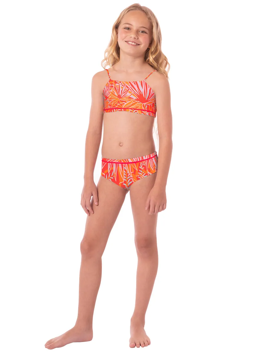 Maaji Coral Foliage Karmel Girls Bikini Set Maaji