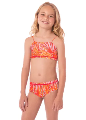Maaji Coral Foliage Karmel Girls Bikini Set Maaji