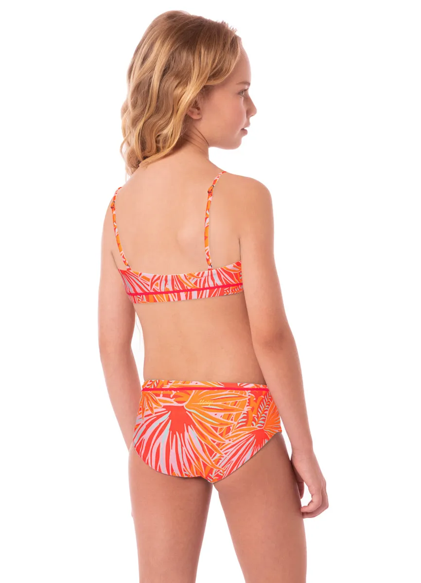 Maaji Coral Foliage Karmel Girls Bikini Set Maaji