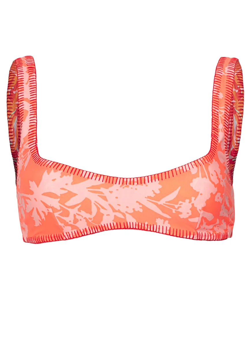 Maaji Coral Foliage Sunquest Classic Bralette Bikini Top Maaji