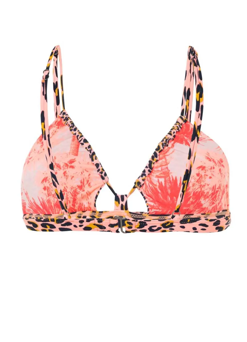 Maaji Coral Panther Cintia Classic Bralette Bikini Top Maaji