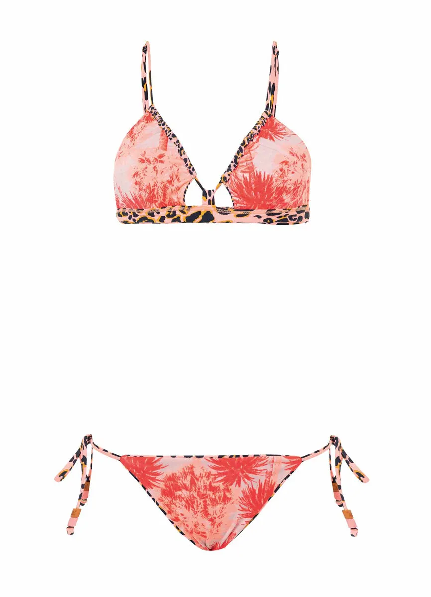 Maaji Coral Panther Cintia Classic Bralette Bikini Top Maaji