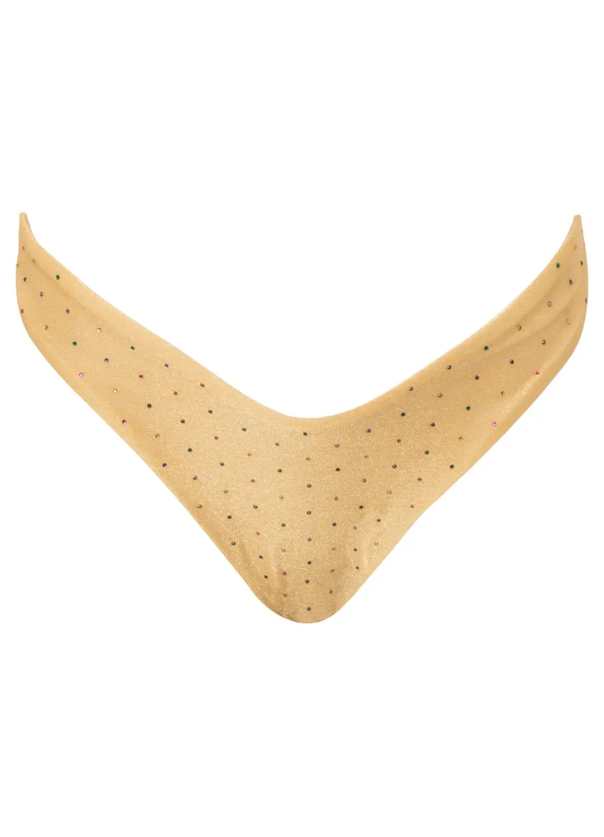 Maaji Creamy Gold Splendour Regular Rise Thin Side Bikini Bottom Maaji