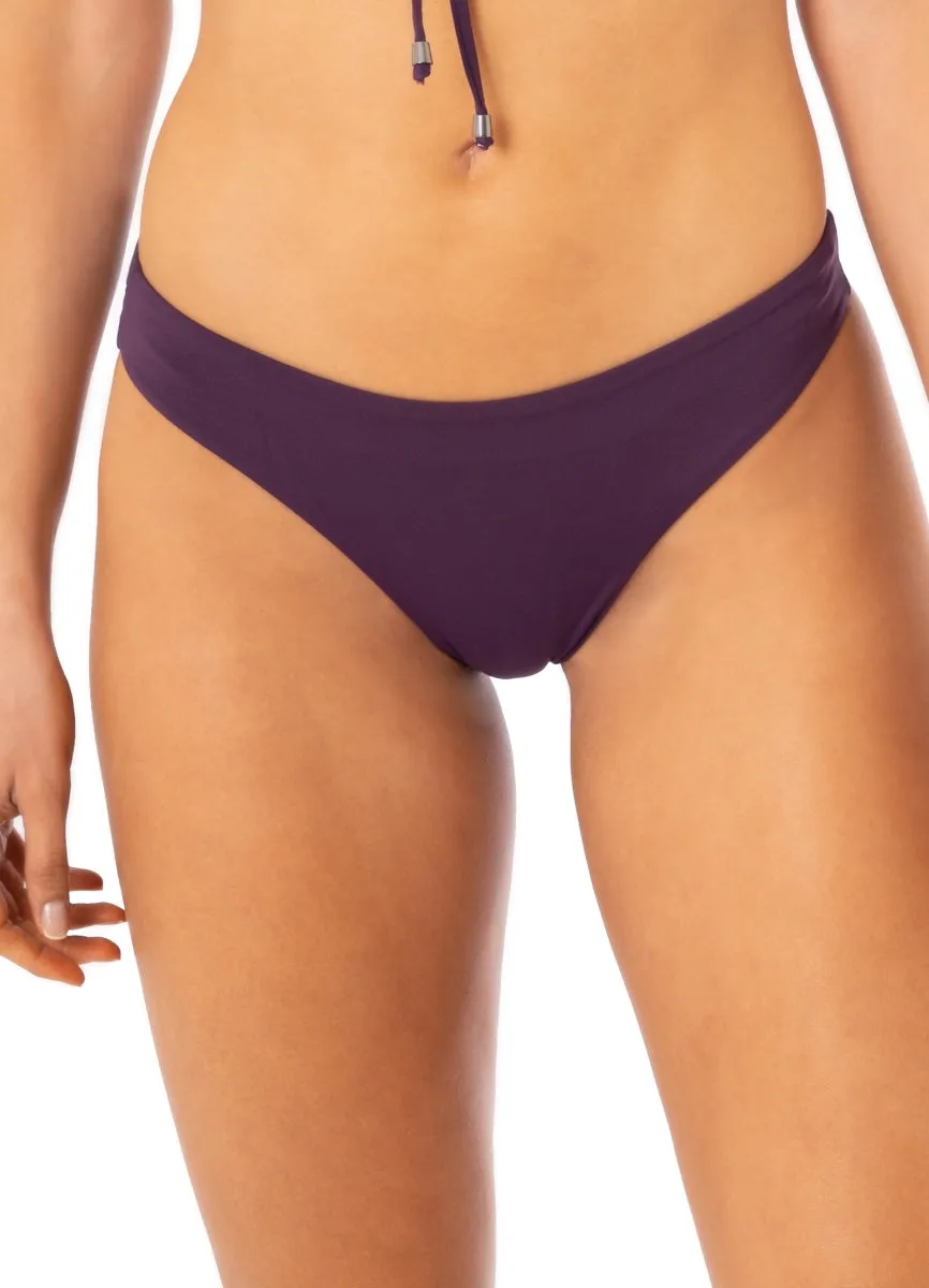 Maaji Dark Grape Sublimity Classic Bikini Bottom Maaji