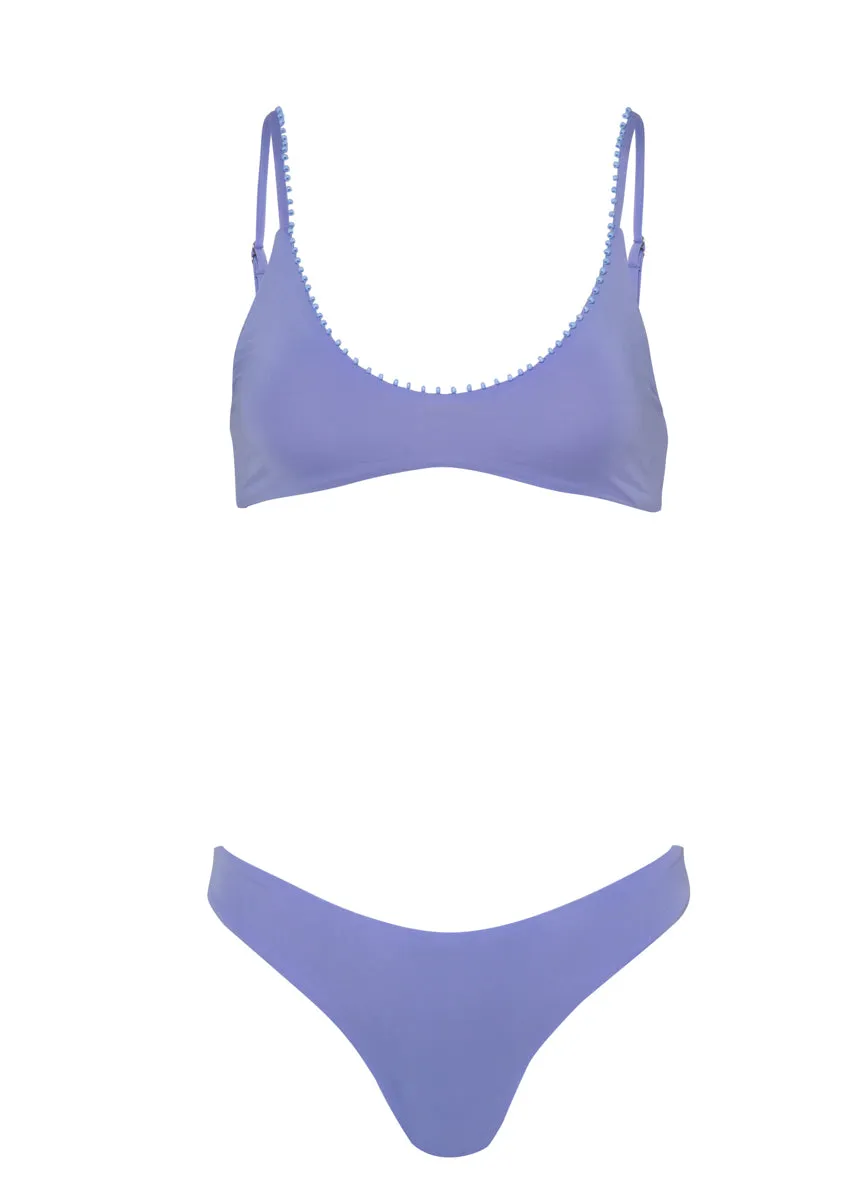 Maaji Deep Periwinkle Liberties Classic Bralette Bikini Top Maaji