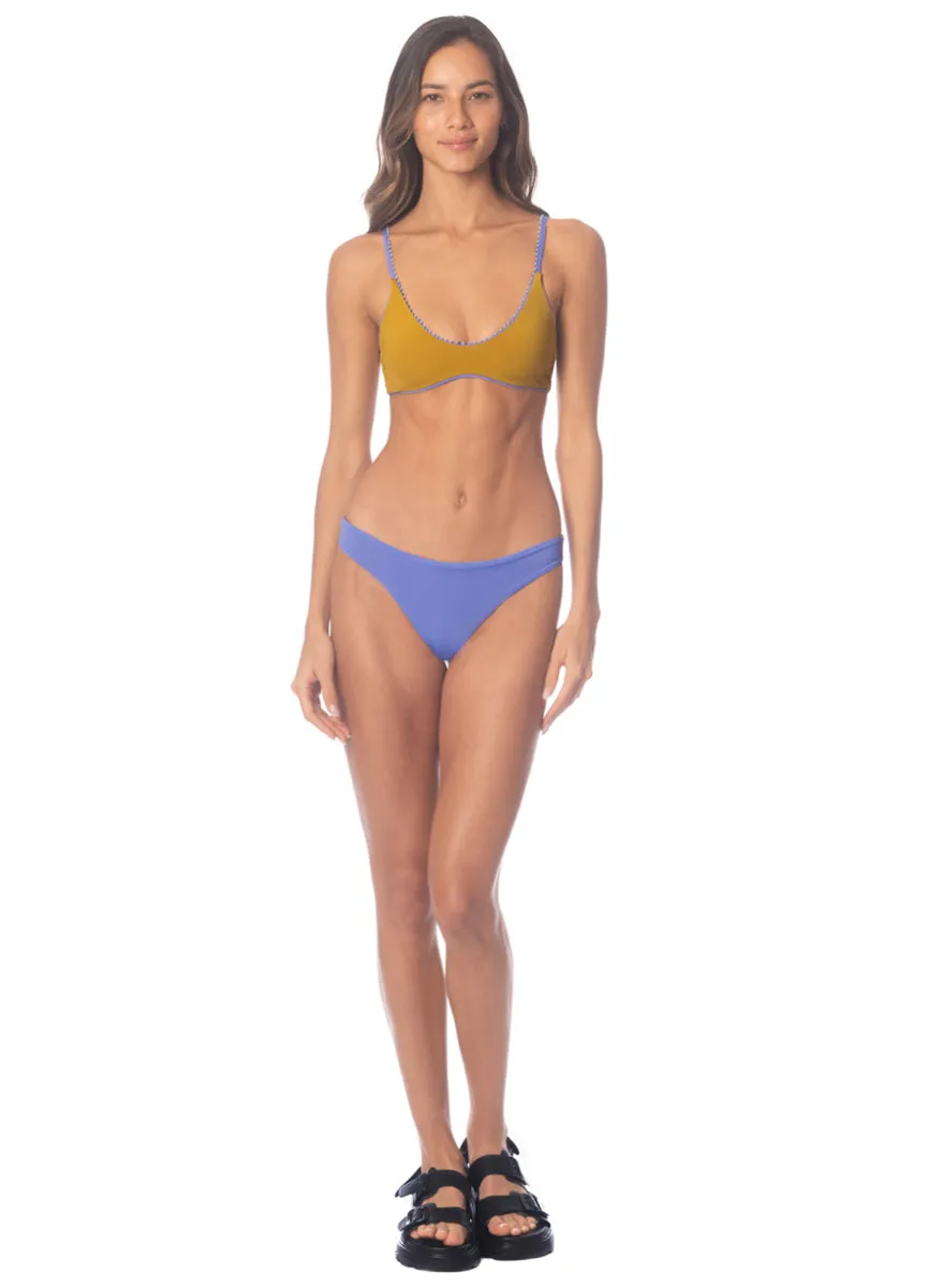 Maaji Deep Periwinkle Liberties Classic Bralette Bikini Top Maaji