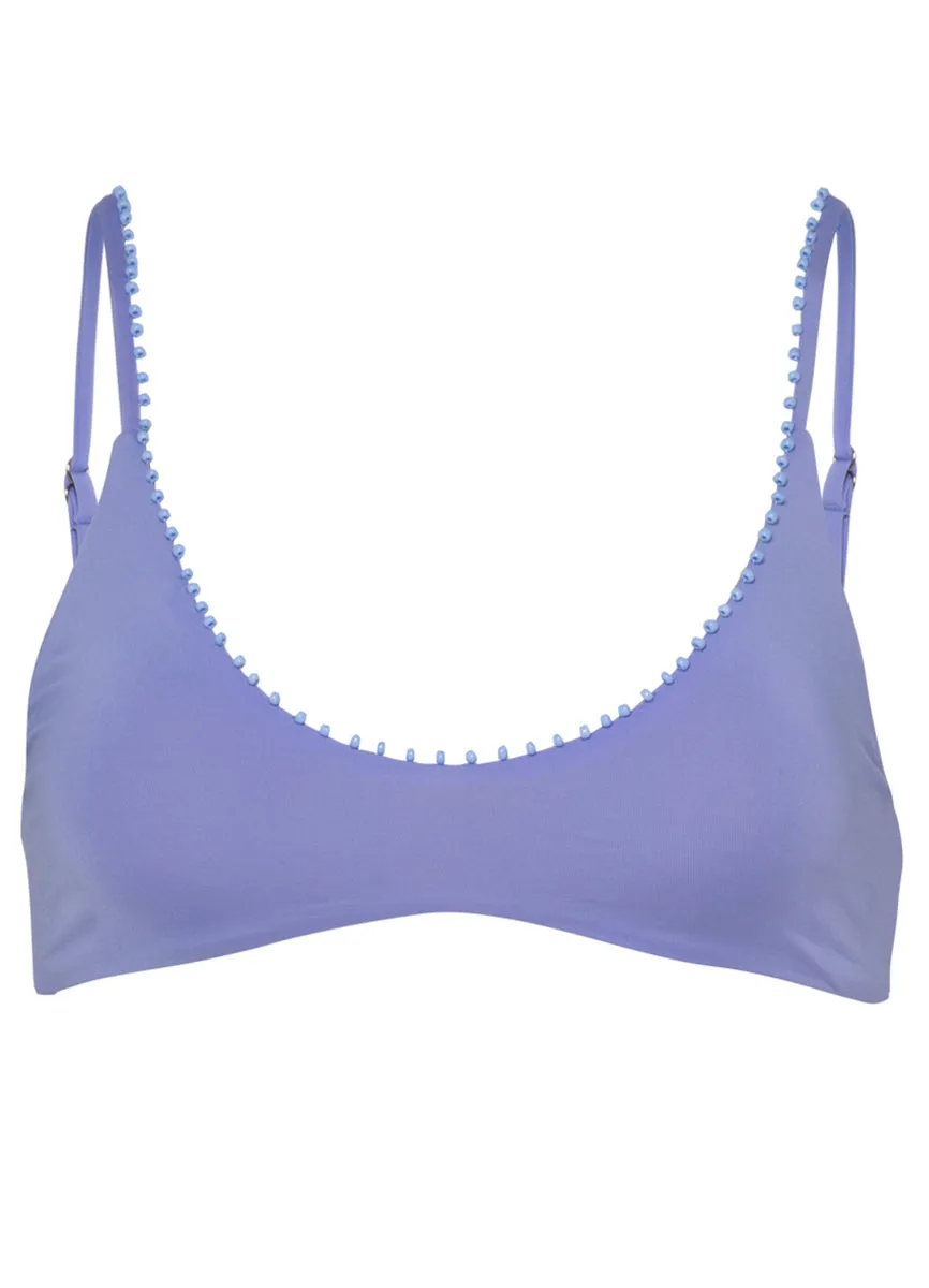 Maaji Deep Periwinkle Liberties Classic Bralette Bikini Top Maaji